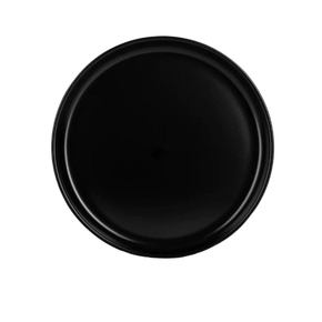 Jan Dinner Plate Jan Flat Stackable Side Plate Semi Matt Black 21cm JH-000064 (7135863701593)