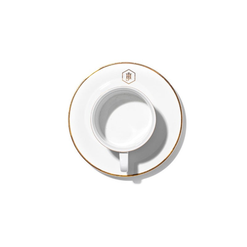 Jan Dinner Plate Jan Gold Rimmed Cup & Saucer JH-000023 (7208897118297)