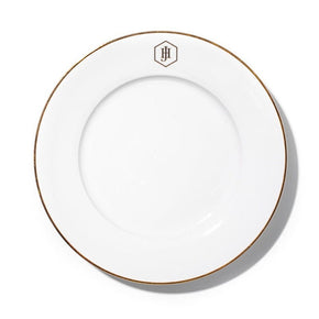 Jan Dinner Plate Jan Gold Rimmed Dinner Plate JH-000018 (7208890335321)