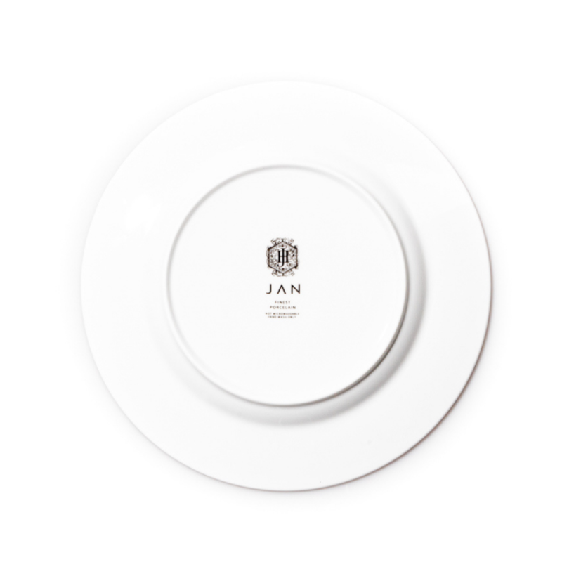 Jan Dinner Plate Jan Gold Rimmed Dinner Plate JH-000018 (7208890335321)