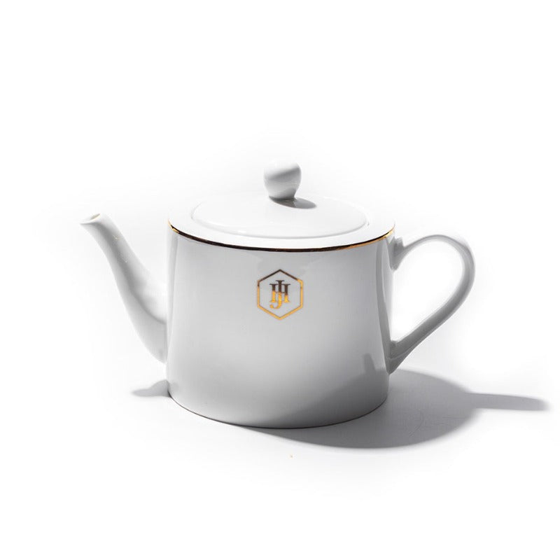 Jan Dinner Plate Jan Gold Rimmed Tea Pot JH-000026 (7208907833433)