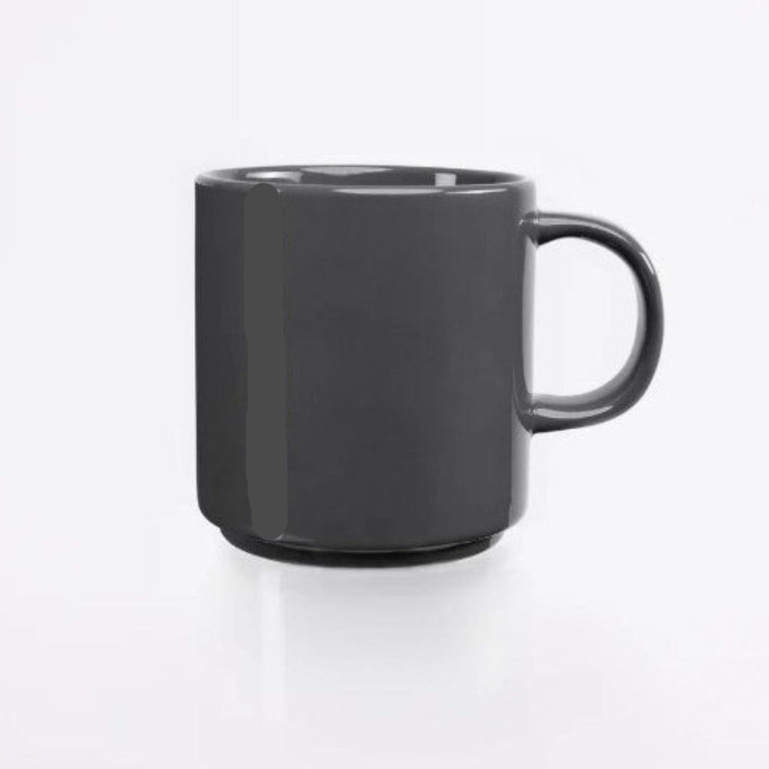 Jan MUGS Jan Flat Stackable Mug Dark Grey 400ml JH-000056 (7134341070937)