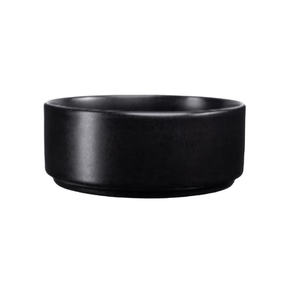 Jan MUGS Jan Flat Stackable Nibble Bowl Semi Matt Black 4.5cm JH-000069 (7135961251929)