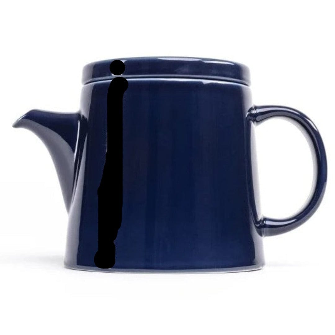 Jan Teapot Jan Flat Stackable Tea Pot 1200ml Cobalt Blue JH-000097 (7134997348441)