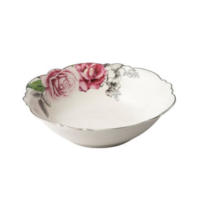 Jenna Clifford BOWL Jenna Clifford Wavy Rose Salad Bowl 23.5cm (2061711310937)