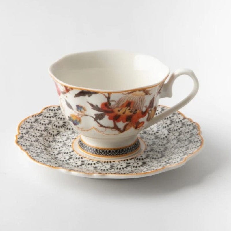 Jenna Clifford Cup & Saucer Jenna Clifford Midnight Bloom Cup & Saucer 150ml In Gift Box (4200663842905)