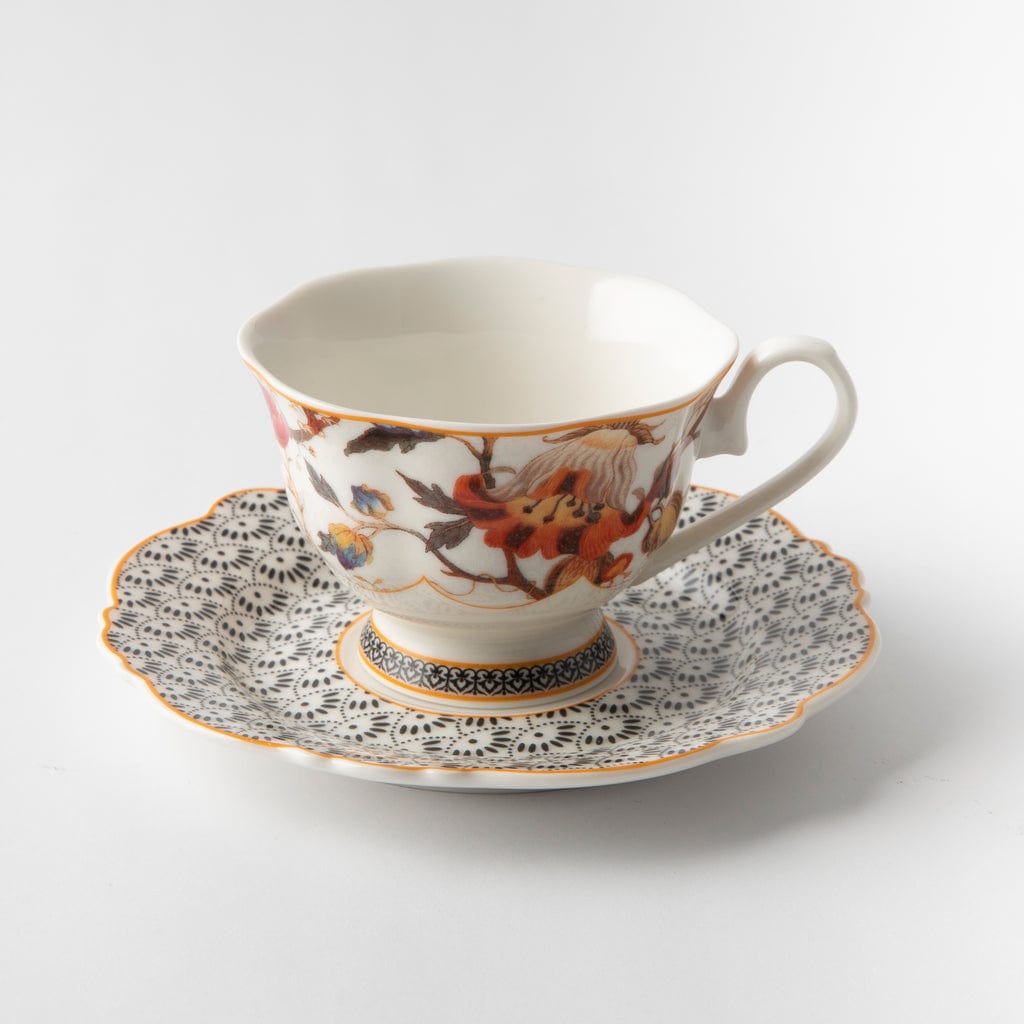 Jenna Clifford Cup & Saucer Jenna Clifford Midnight Bloom Cup & Saucer 150ml In Gift Box (4200663842905)