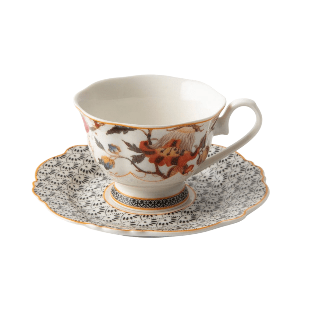 Jenna Clifford Cup & Saucer Jenna Clifford Midnight Bloom Cup & Saucer 150ml In Gift Box (4200663842905)