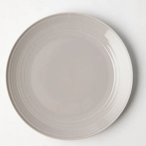Jenna Clifford Dinner Plate Jenna Clifford Embossed Lines Dinner Plate 27cm Light Grey (2061615202393)