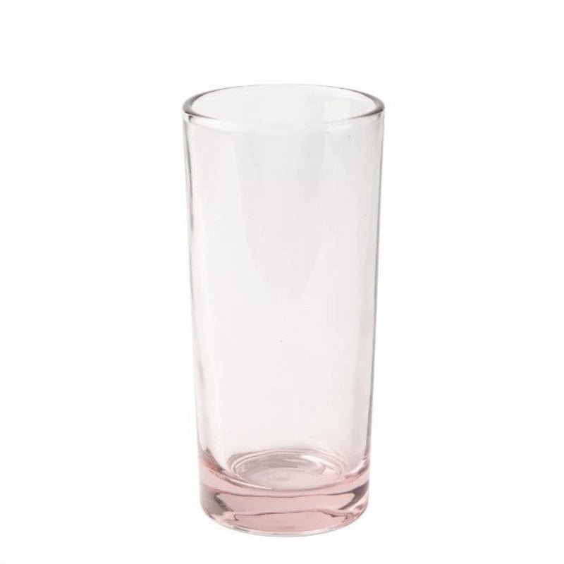 Jenna Clifford GLASS Jenna Clifford Solid Colour Hi Ball Pink Set Of 4 (2061593739353)