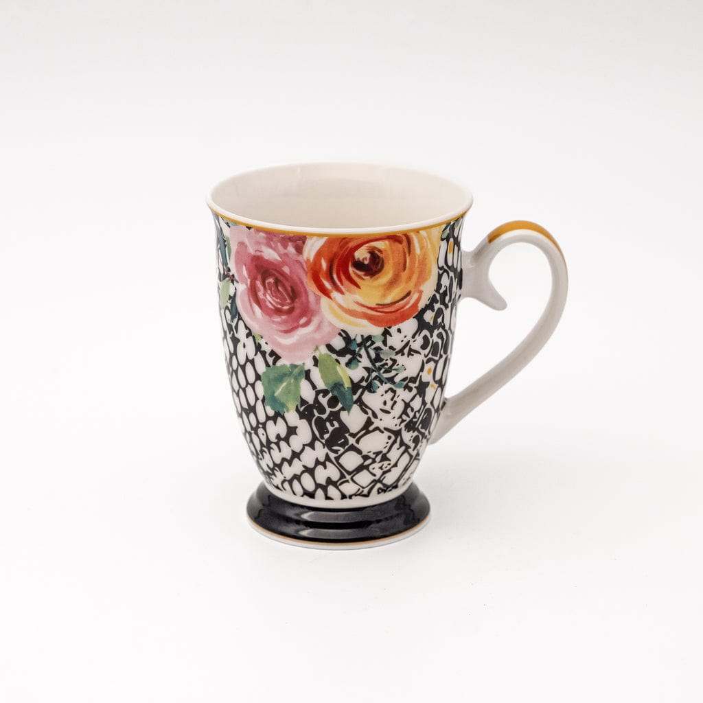 Jenna Clifford MUG Jenna Clifford Peach Rose Coffee Mug In Gift Box JC-7250 (7208189526105)