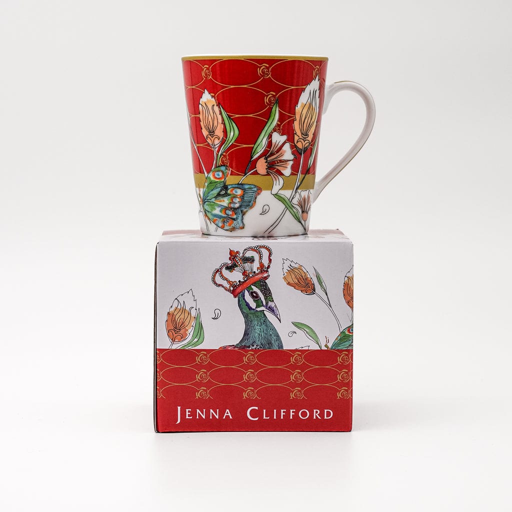 Jenna Clifford MUG Jenna Clifford Peacock Coffee Mug JC-7249 (7208192475225)