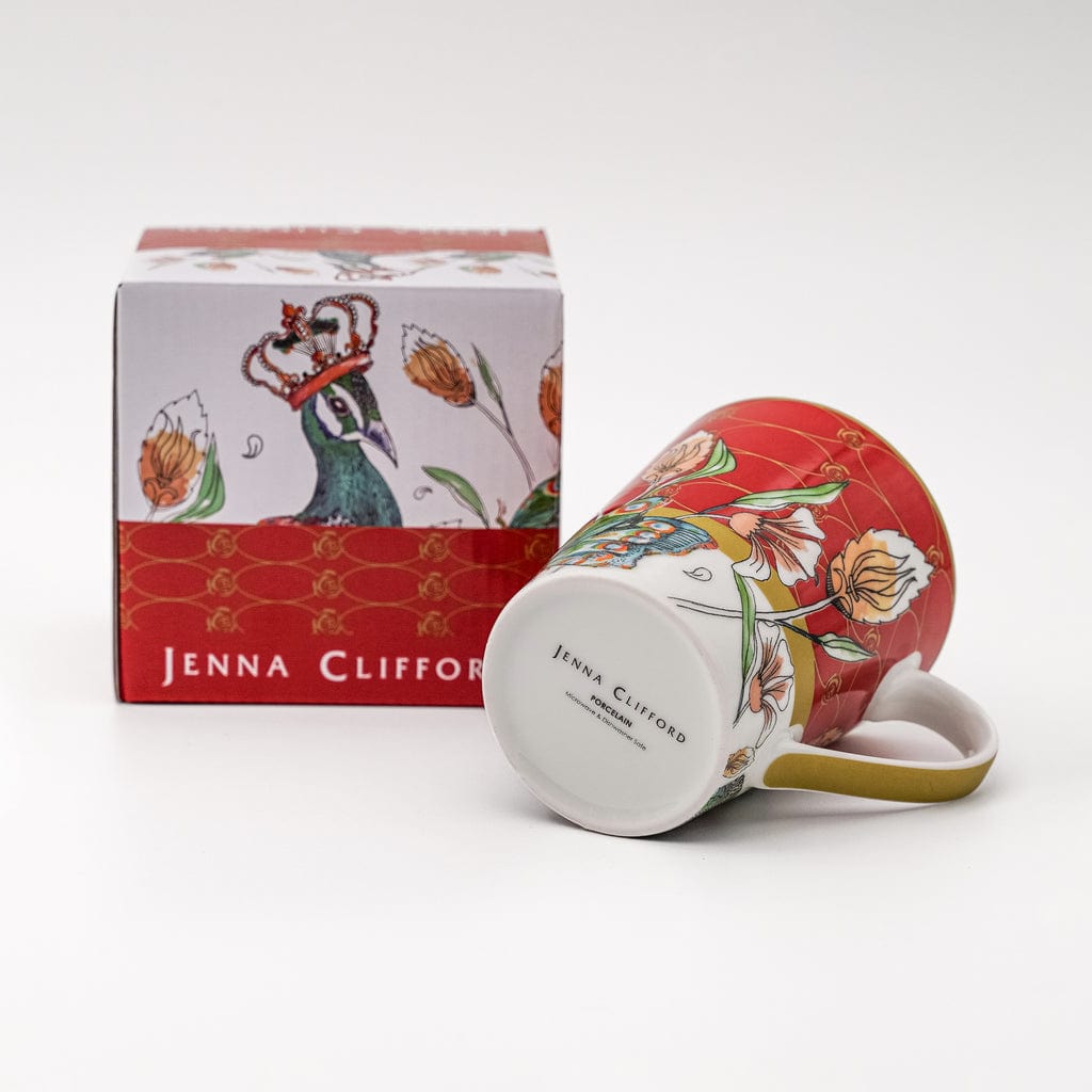 Jenna Clifford MUG Jenna Clifford Peacock Coffee Mug JC-7249 (7208192475225)