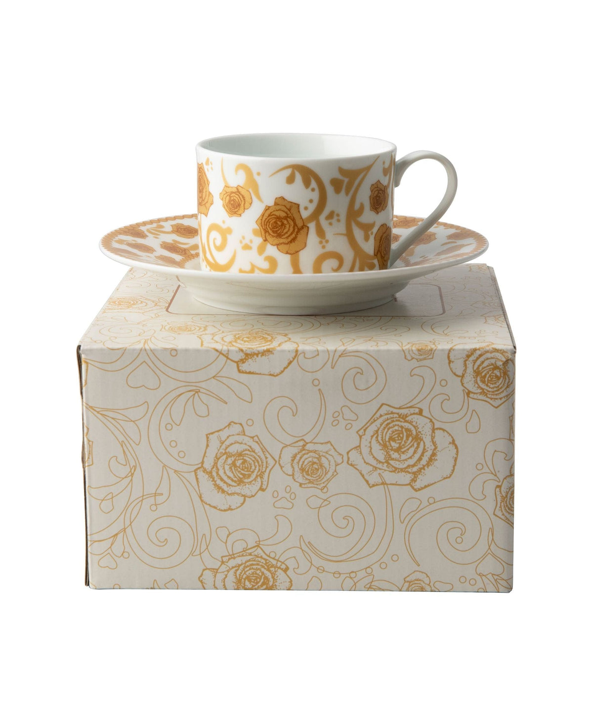 Jenna Clifford MUGS Jenna Clifford Milk & Honey Tea Cup & Saucer Set Of 2 (7207767343193)