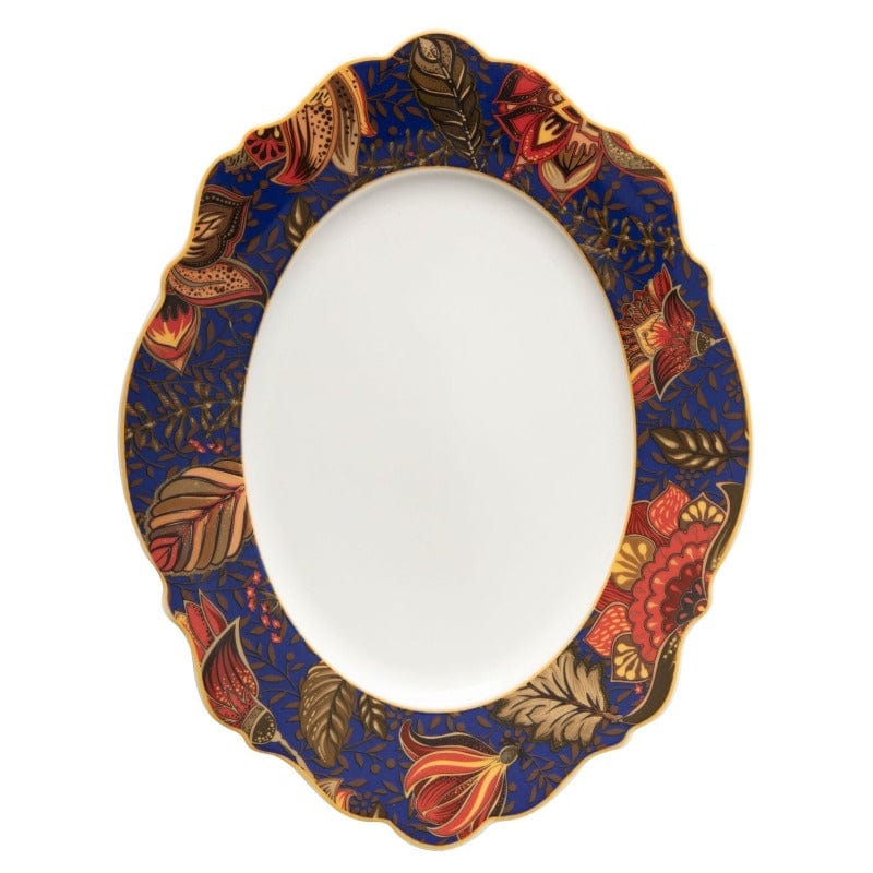 Jenna Clifford Platter Jenna Clifford Blue Fern Oval Platter JC-7172 (2061821280345)
