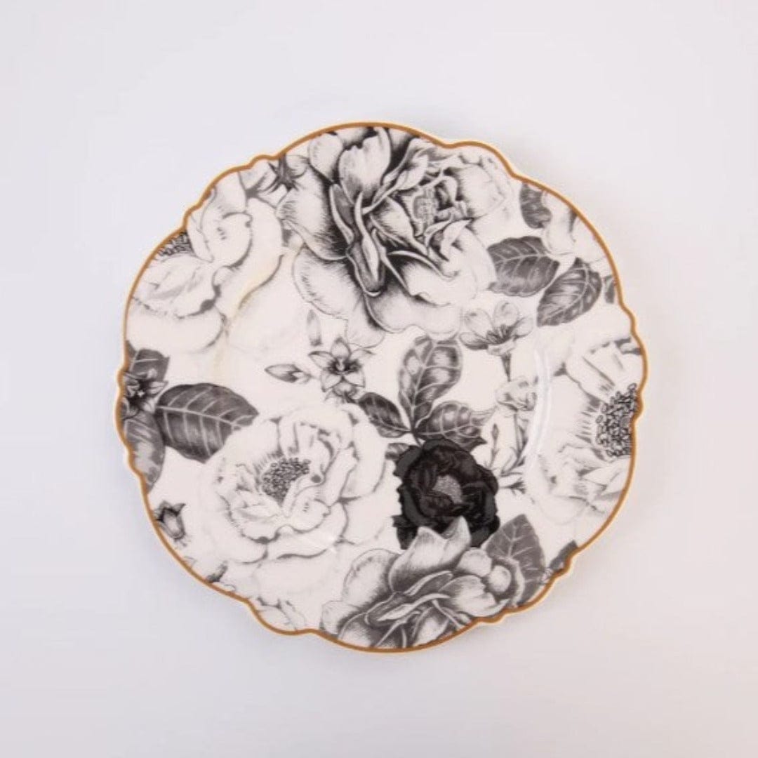Jenna Clifford Side Plate Jenna Clifford Black Rose Side Plate Set of 4 (7140043391065)