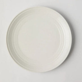 Jenna Clifford Side Plate Jenna Clifford Embossed Lines Side Plate 21cm Cream White (2061549994073)