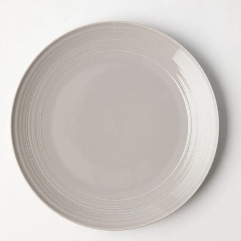 Jenna Clifford Side Plate Jenna Clifford Embossed Lines Side Plate 21cm Light Grey (2061615071321)