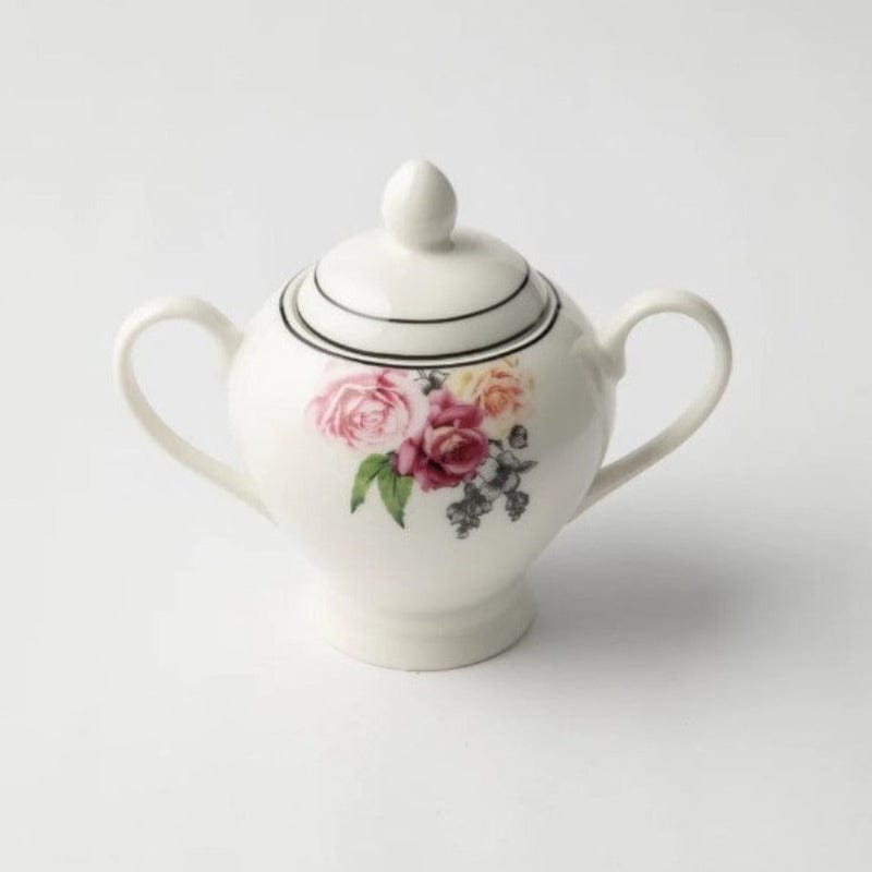 Jenna Clifford SUGER BOWL Jenna Clifford Wavy Rose Sugar Pot (4705718009945)