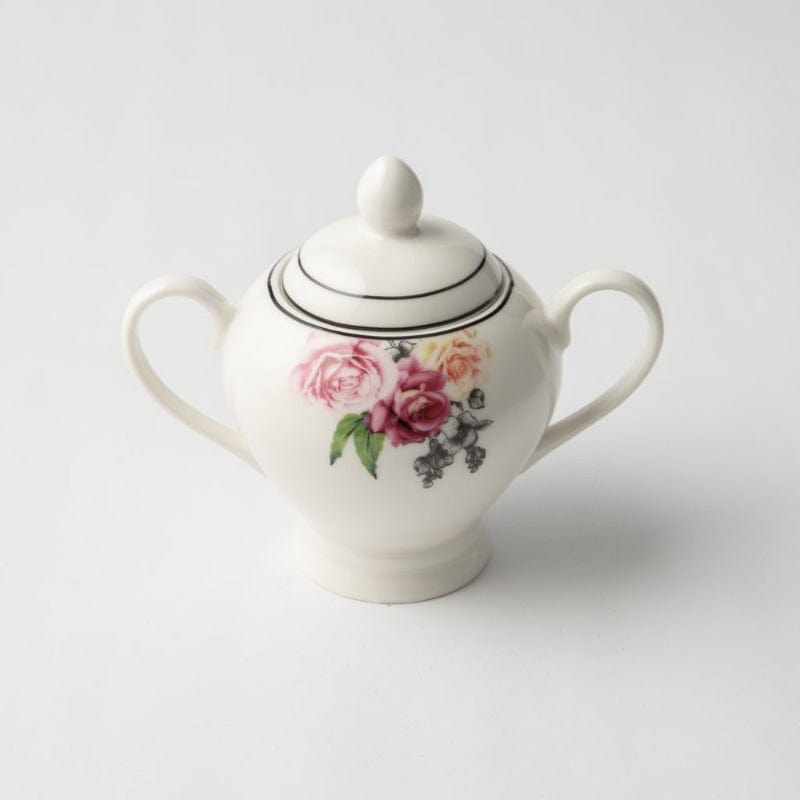 Jenna Clifford SUGER BOWL Jenna Clifford Wavy Rose Sugar Pot (4705718009945)