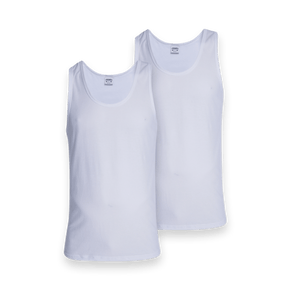 Jockey Jockey S Mens 2 Athletic Vest White (6542011531353)