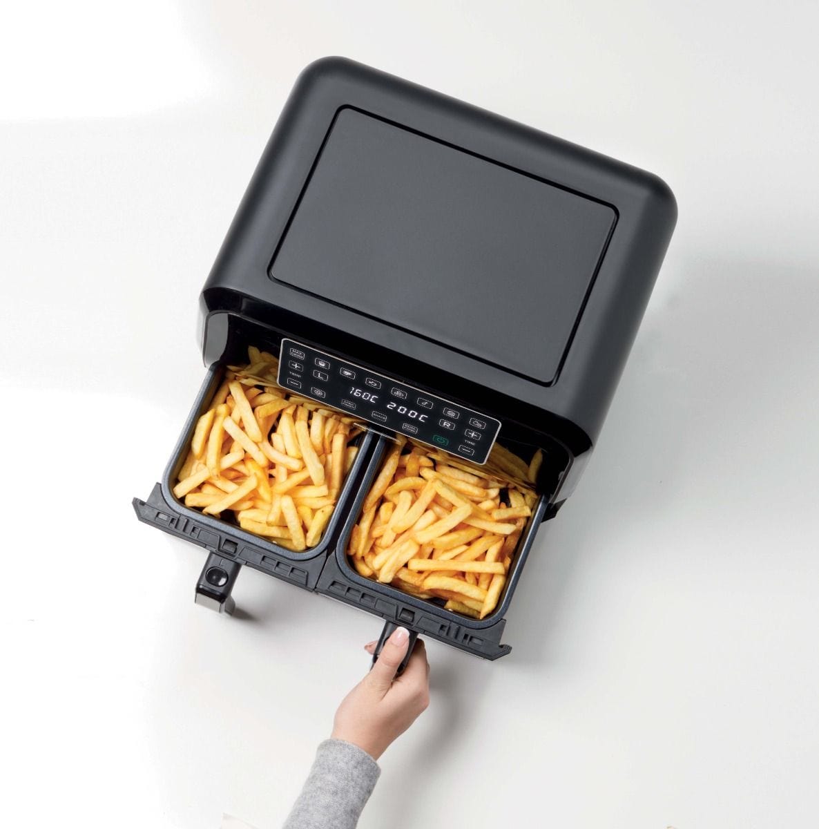 Kenwood AIR FRYER Kenwood Dual Air Fryer 8 Litre HFM75.000MB (7206041387097)