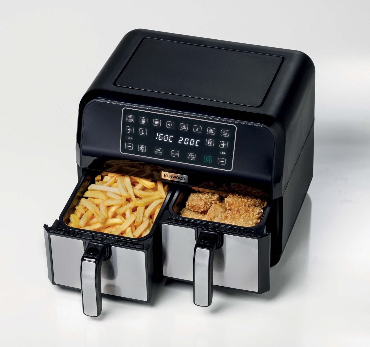 Kenwood AIR FRYER Kenwood Dual Air Fryer 8 Litre HFM75.000MB (7206041387097)