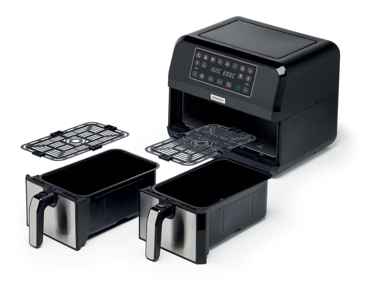 Kenwood AIR FRYER Kenwood Dual Air Fryer 8 Litre HFM75.000MB (7206041387097)