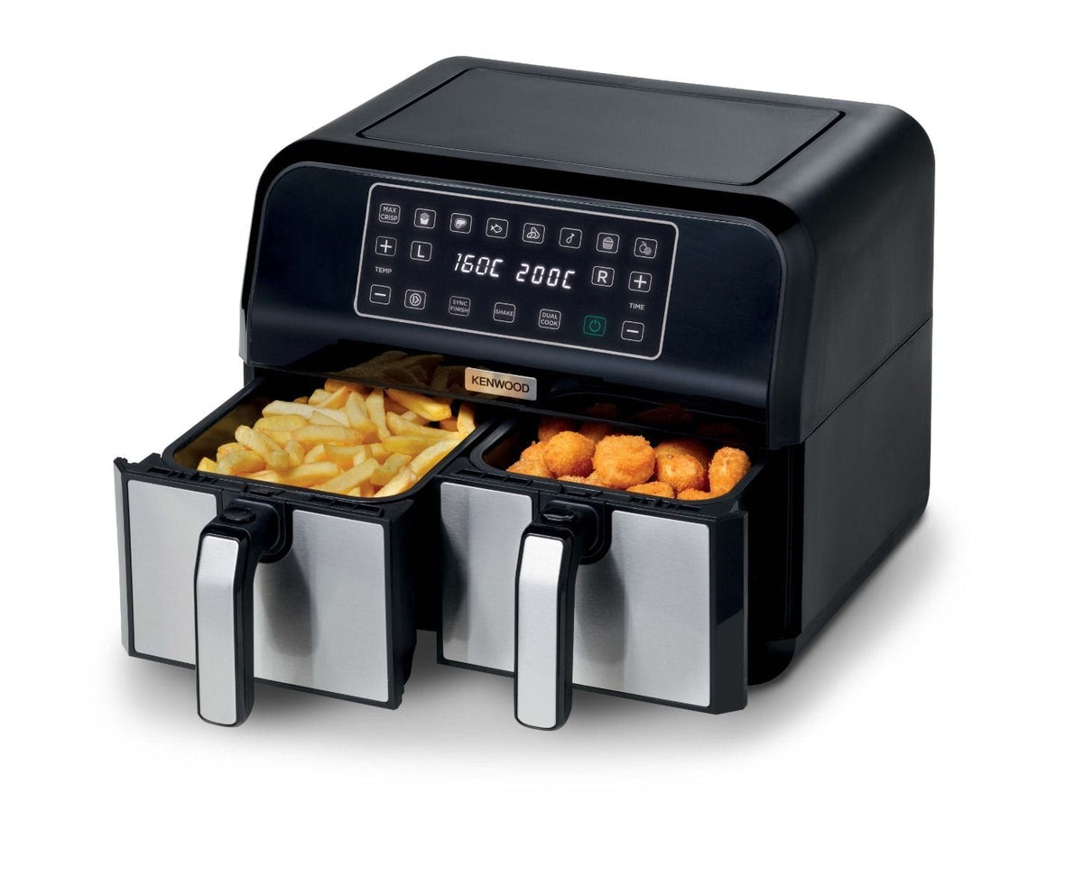 Kenwood AIR FRYER Kenwood Dual Air Fryer 8 Litre HFM75.000MB (7206041387097)