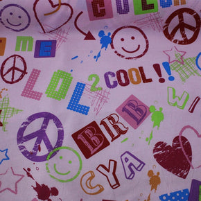 Kids Fabrics Kids Fabrics Cotton Kids Fabric Emoji Print (6568575402073)