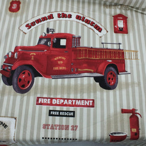 Kids Fabrics Kids Fabrics Cotton Kids Fabric fire department Print (6568569077849)