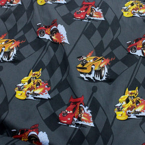 Kids Fabrics Kids Fabrics Cotton Kids Fabric Hot Rod Print (6568576680025)