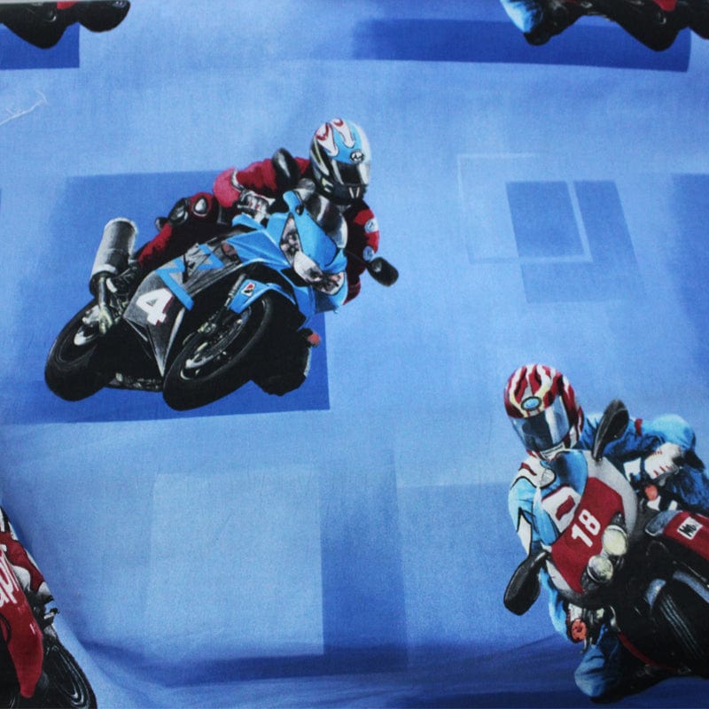 Kids Fabrics Kids Fabrics Cotton Kids Fabric Motor Bike Print (6568561180761)