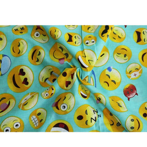 Kids Fabrics Kids Fabrics Printed Cotton Sheeting Emojis 240 cm (6537334423641)