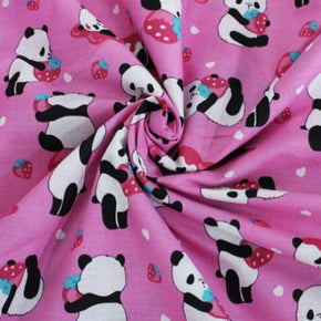 Kids Fabrics Kids Fabrics Printed Cotton Sheeting Panda 240CM (6537330360409)