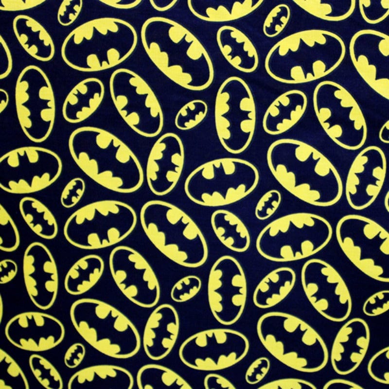 Kids Fabrics Kids Fabrics Printed Polycotton Batman Fabric 240cm (4784017571929)