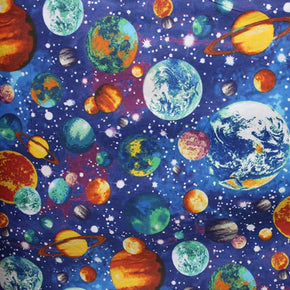 Kids Fabrics Kids Fabrics Printed Polycotton Planet Fabric 240cm (4784005808217)
