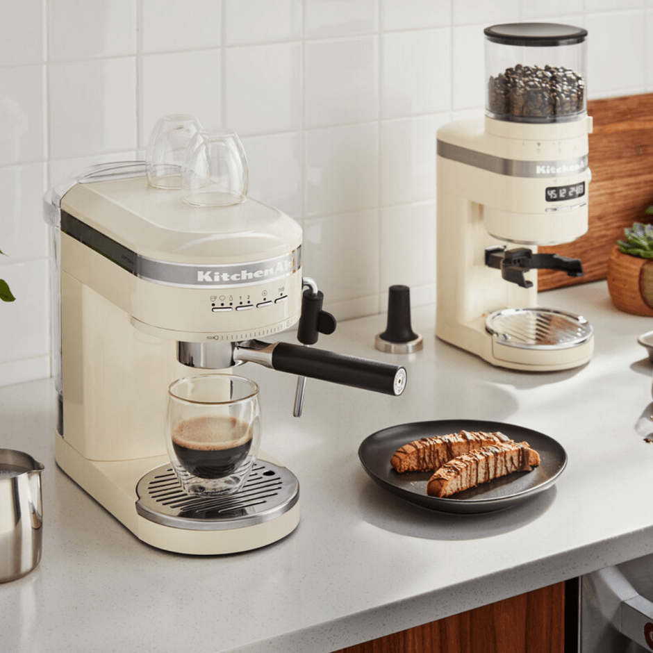 KitchenAid COFFEE GRINDER KitchenAid Coffee Grinder Almond Cream 5KCG8433EAC (7279917826137)