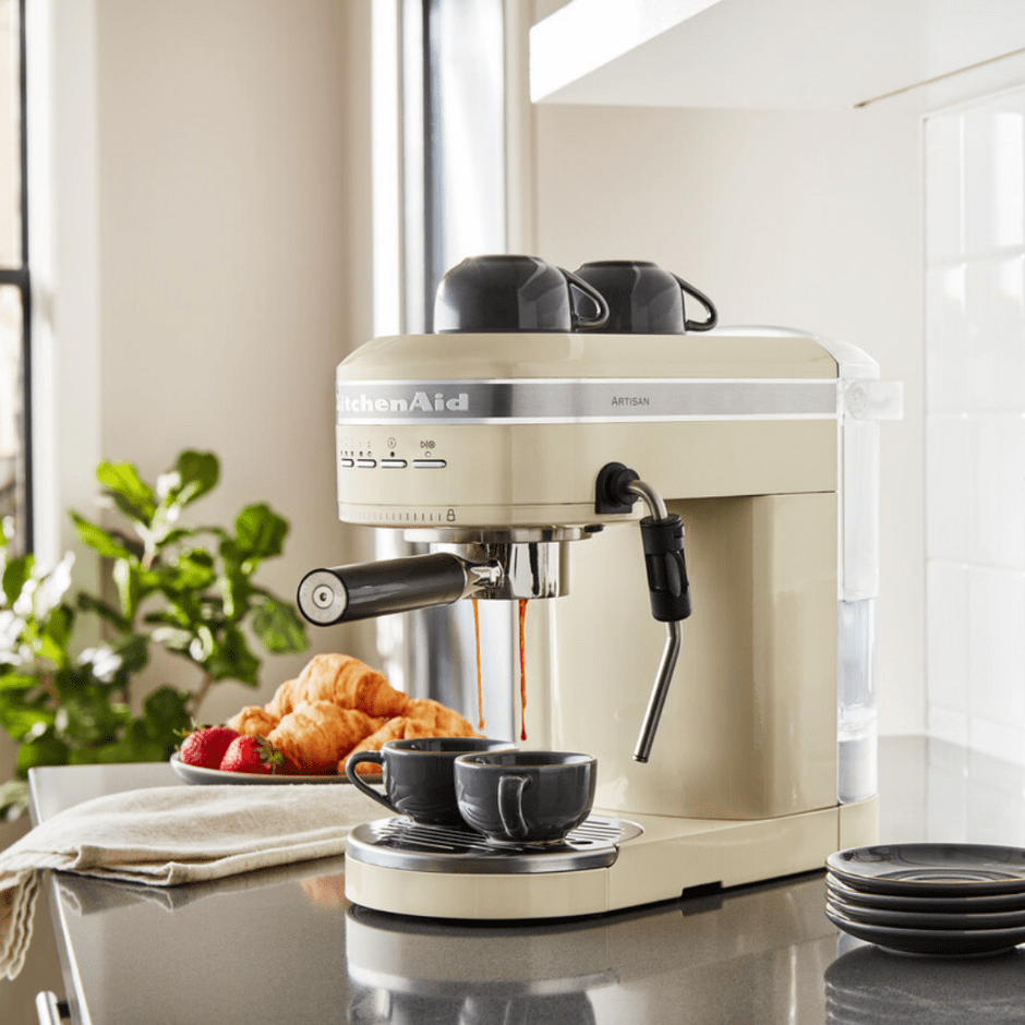 KitchenAid COFFEE MACHINE KitchenAid Espresso Machine Artisan Almond Cream 5KES6503EAC (7279933325401)