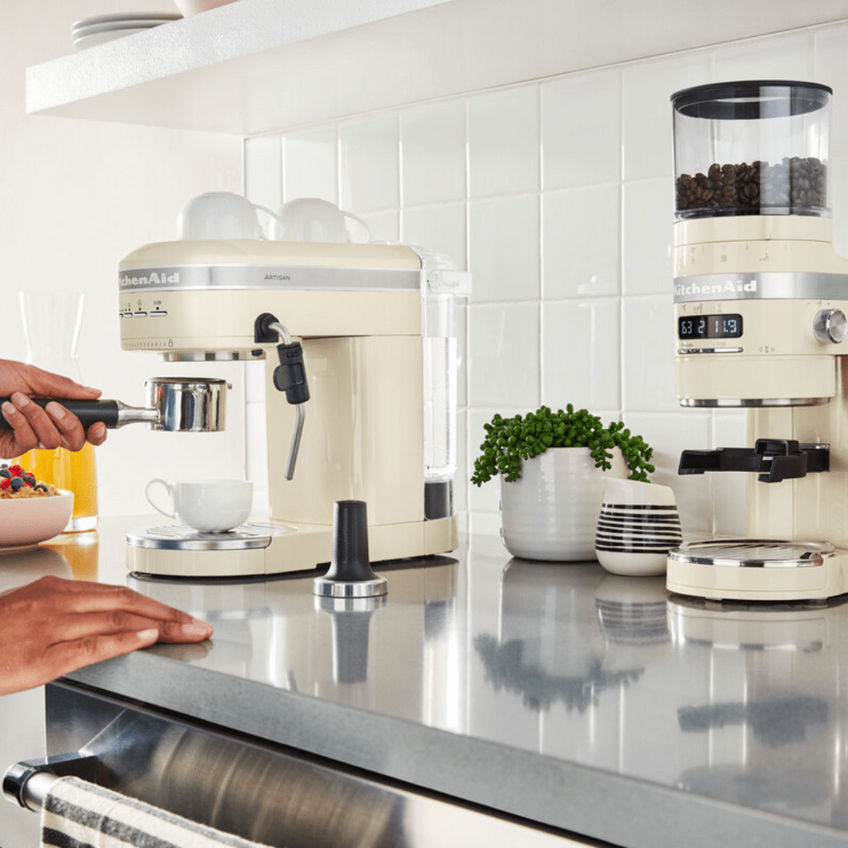 KitchenAid COFFEE MACHINE KitchenAid Espresso Machine Artisan Almond Cream 5KES6503EAC (7279933325401)