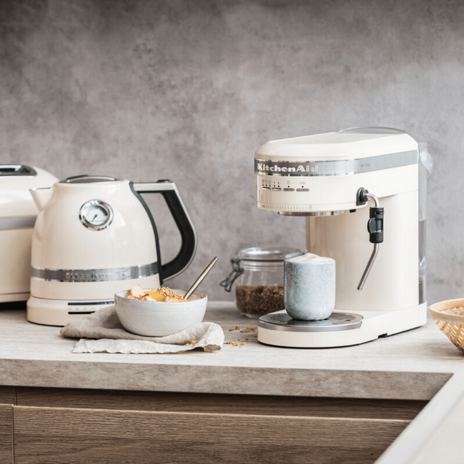 KitchenAid COFFEE MACHINE KitchenAid Espresso Machine Artisan Almond Cream 5KES6503EAC (7279933325401)