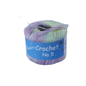 KNITTING Habby Crochet Cotton No.5 Multi 50g (7268799053913)