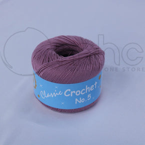 KNITTING Habby Crochet Cotton No.5 Rose Pink 50g (7268797579353)