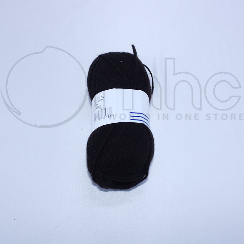 KNITTING Habby Mirage 4ply Acrylic Wool Black 25g (Col. 017) (7268810129497)