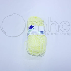 KNITTING Habby Mirage 4ply Acrylic Wool Lemon 25g (Col. 002) (7268810981465)