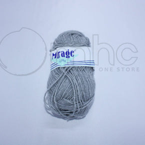 KNITTING Habby Mirage 4ply Acrylic Wool Light Grey 25g (Col. 011) (7268807016537)