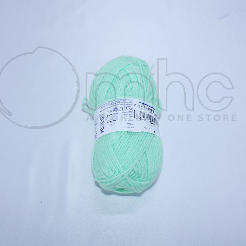 KNITTING Habby Mirage 4ply Acrylic Wool Soft Mint 25g (Col. 028) (7268805410905)