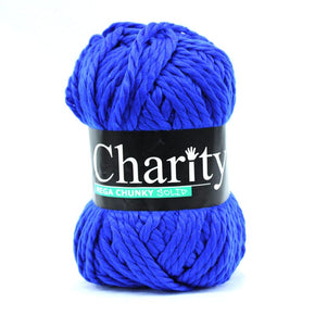 KNITTING Habby Royal Blue Charity Mega Chunky Solid 300g Royal Blue (6572156911705)