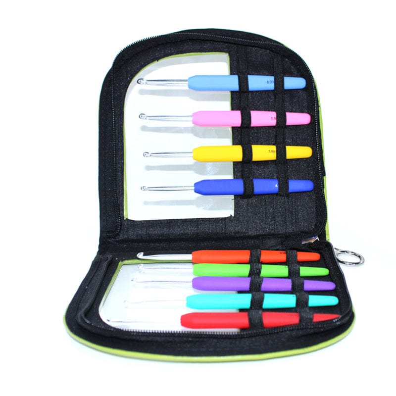 KNITTING Habby Soft Feel Handle Crochet Hook Set (6562664349785)