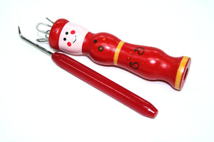 KNITTING Habby Tolletjie Brei Knitting  Spool Red (6537798680665)